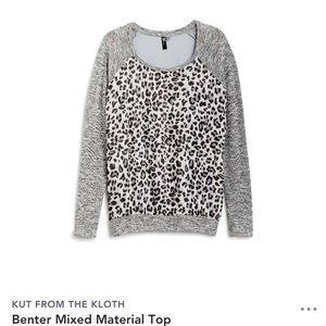 Benter Mixed Material Top